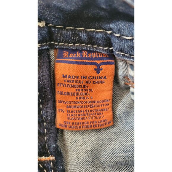 Rock Revival Karla Dark Wash Skinny Jeans - Picture 4 of 4